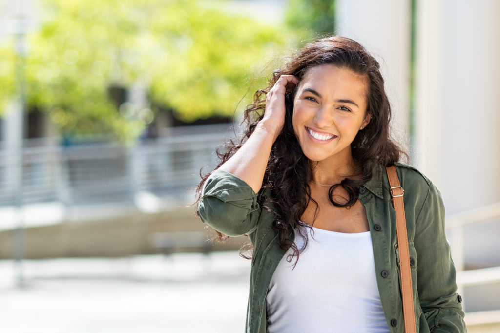 smiling young woman