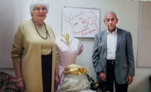 Roy and Aileen Matthews celebrating 50 years