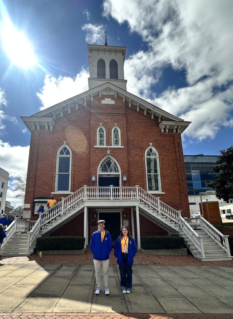 Hudson Broadway and Mercy Hambrick at Dexter Avenue King Memorial Baptist Church